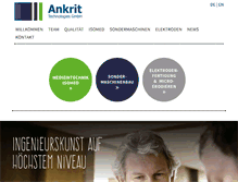 Tablet Screenshot of ankrit.de